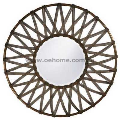 8382 Decorative modern hanging metal wall mirror